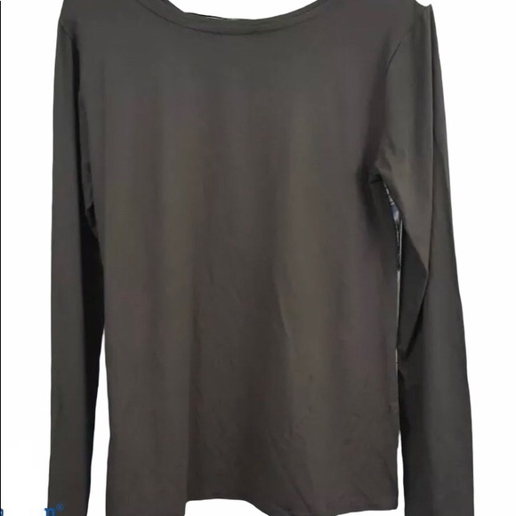 NWT Geisha Jeans Top Sz M Glamour Ladies Pictures Paris Grey Long Sleeve T-Shirt - Picture 3 of 7